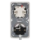 Jung Serie CD Komplett-Set Alpinweiß: CD1520WW SCHUKO Steckdose + CD595WW Wippe Serienschalter + 505U Wippschalter Serien + CD582WW Rahmen 2fach