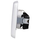 Jung Serie CD Komplett-Set Alpinweiß: CD1520WW SCHUKO Steckdose + CD581WW Rahmen 1fach
