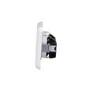 Jung Serie CD Komplett-Set Alpinweiß: 2x CD1520WW SCHUKO Steckdose + CD582WW Rahmen 2fach