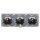 Jung Serie CD Komplett-Set Alpinweiß: 3x CD1520WW SCHUKO Steckdose + CD583WW Rahmen 3fach