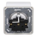 Jung Serie CD Komplett-Set Alpinweiß:  CD1520BFKLWW SCHUKO Steckdose mit Klappdeckel + CD581WW Rahmen 1fach