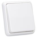 Jung Serie CD Komplett-Set Alpinweiß:  CD1520BFKLWW SCHUKO Steckdose mit Klappdeckel + CD581WW Rahmen 1fach