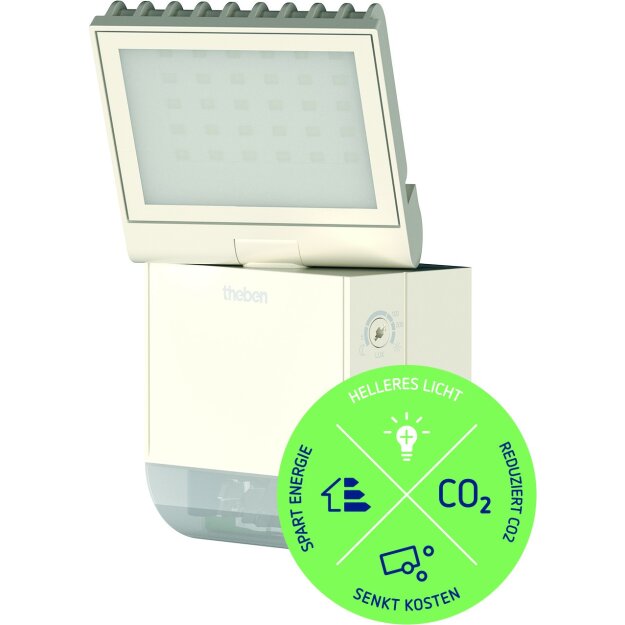 Theben 1020800 LED-Strahler 8 Watt theLeda S8-100 WH