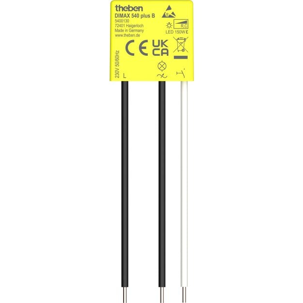 Theben 5400130 UP-Dimmer DIMAX 540 plus B Gelb