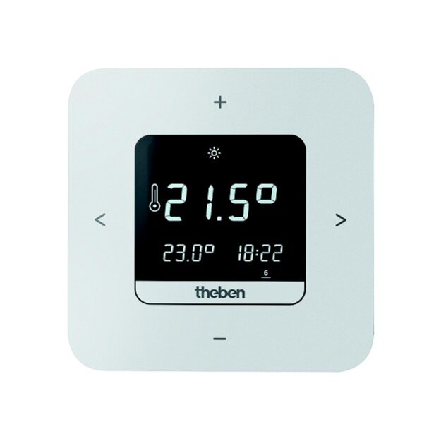Theben 8509200 Digital-Uhrenthermostat RAMSES 850 top3 OT Weiß