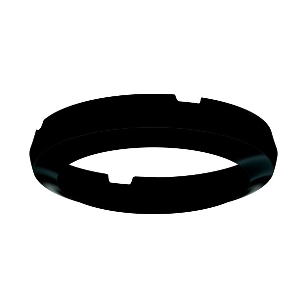 Theben 9070851 Abdeckrahmen Cover 110 BK Cover 110 BK Schwarz