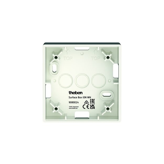 Theben 9080024 Aufputzgehäuse Surface Box iON WH Weiß