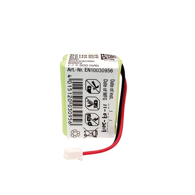 ESYLUX EN10030956 NiMh 7,2 V / 0,8 Ah Notlichtdauer 3 h SLC/SLD BATTERY NiMH 800mAh