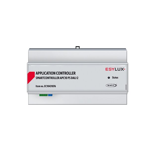 ESYLUX EC10431876 DALI-2-zertifiziertes Steuergerät mit integrierter Bus-Stromversorgung (250 mA) SMARTCONTROLLER APC10 PS DALI-2