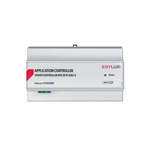 ESYLUX EC10431883 DALI-2-zertifiziertes Steuergerät mit integrierter Bus-Stromversorgung (250 mA) SMARTCONTROLLER APC20 PS DALI-2