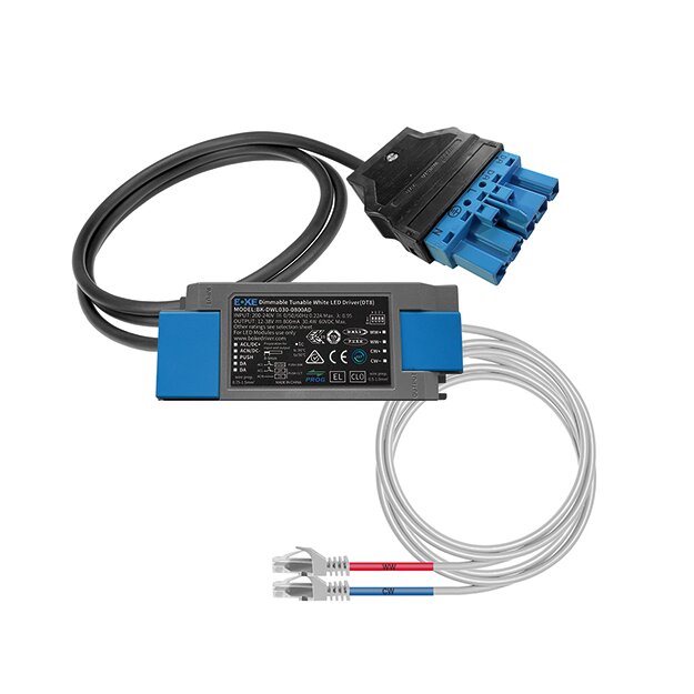 ESYLUX EQ10127830 Plug-and-play LED Treiber-Set DALI DT8 für Tunable White ESYLUX Satelliten LED-Leuchten DRIVERSET TW 32W 700mA RJ45 WAGO WINSTA DALI-2 DT8