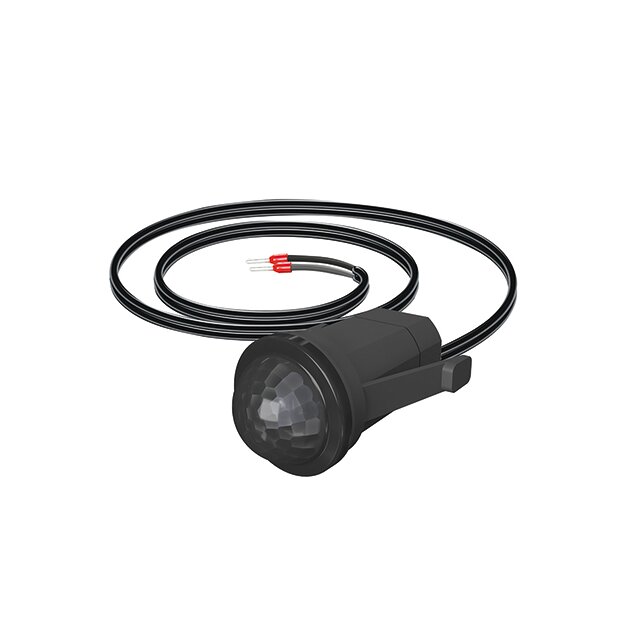 ESYLUX EP10422843 DALI-2-zertifizierter BMS-Präsenzmelder 360° Reichweite ca Ø 8 m für den Einbau in Lamellendecken mit passender Halterung (Zubehör) PD-C 360/8 mini LAMELLA BMS DALI-2 BK Schwarz