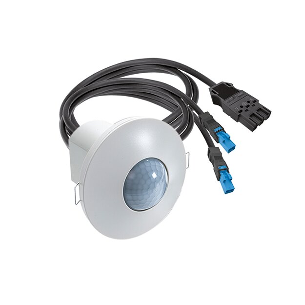 ESYLUX EP10424663 Decken-Präsenzmelder 360° Unterputz Reichweite ca Ø 8m DUO DALI/DSI PD-C 360i/8 DUO DALI WAGO WINSTA CodeA/I Weiß