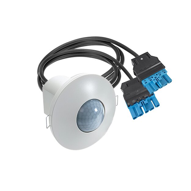 ESYLUX EP10424847 Decken-Präsenzmelder 360° Unterputz Reichweite ca Ø 8m DUO DALI/DSI PD-C 360i/8 DUO DALI WAGO WINSTA CodeI Weiß