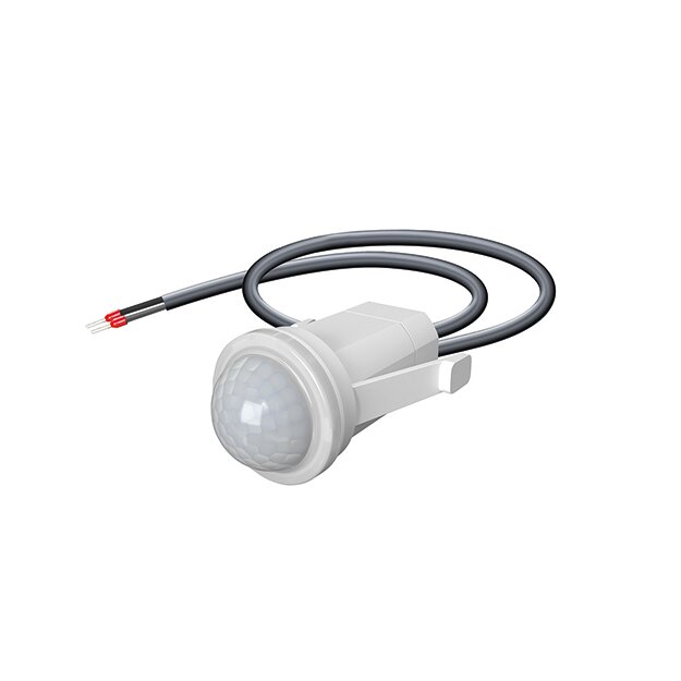 ESYLUX EP10426131 KNX Mini-Präsenzmelder 360° Reichweite ca Ø 8 m für den Einbau in Lamellendecken mit passender Halterung (Zubehör) PD-C 360i/8 mini LAMELLA KNX WH Weiß