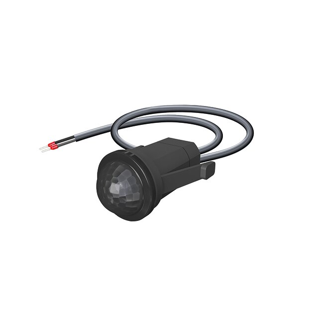 ESYLUX EP10426148 KNX Mini-Präsenzmelder 360° Reichweite ca Ø 8 m für den Einbau in Lamellendecken mit passender Halterung (Zubehör) PD-C 360i/8 mini LAMELLA KNX BK Schwarz