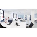 ESYLUX EP10427664 Decken-Präsenzmelder 360° Unterputz KNX-Bus Temperaturmessung relative Luftfeuchtemessung Messung der VOCs Reichweite ca Ø 8 m fernbedienbar PD-ATMO 360i/8 O AUX 30V KNX Weiß
