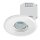 ESYLUX EP10428661 Design-Präsenzmelder DALI im Set mit DALI-Bus-Spannungsversorgung Reichweite ca 8 m im Ø 1 Kanal Unterputz Deckeneinbau rund PD-FLAT 360i/8 LARGE ROUND WHITE DALI SET Weiß