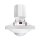 ESYLUX EP10428821 Deckeneinbau-Präsenzmelder 360° Reichweite ca Ø 8 m KNX-Bus PD-C 360i/8 FM KNX UP Weiß