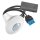 ESYLUX EP10428890 DALI-2-zertifizierter Decken-Präsenzmelder integrierte DALI-2-Steuereinheit und -Spannungsversorgung (250 mA) 2,0 m WAGO WINSTA® Zu- und Ableitung PD-C 360bt/8 APC20 PS plus DALI-2 WINSTA CodeI Weiß