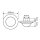 ESYLUX EP10428982 Bewegungsmelder für die intelligente Lichtsteuerung in Beleuchtungsgruppen nach DALI-2-Standard (IEC 62386 Part -301 -303 -304) MD-C 360/48 BMS WAREHOUSE DALI-2 Weiß