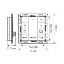 Esylux EC10431241 8-fach Taster für Klassenzimmer PUSH BUTTON x8 CLASSROOM ELC