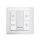 ESYLUX EC10431258 4-fach Taster für Patientenzimmer PUSH BUTTON x4 PATIENT ROOM ELC Weiß