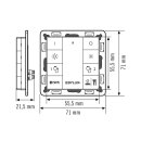 ESYLUX EC10431265 8-fach Taster für Patientenzimmer PUSH BUTTON x8 PATIENT ROOM ELC Weiß