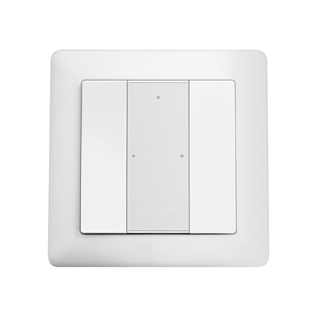 ESYLUX EP10431609 2-fach-Taster als zertifiziertes DALI-2-Eingabegerät PUSH BUTTON x2 DALI-2 WH Weiß