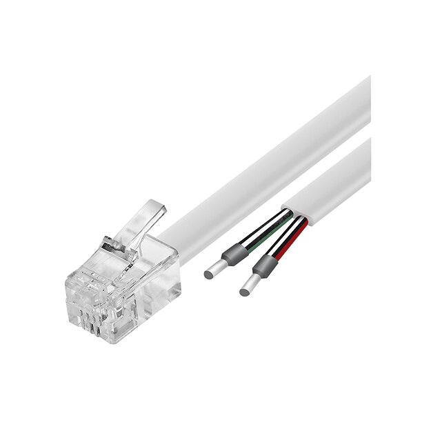 ESYLUX EC10431517 Verbindungskabel RJ10 Open end Länge 10 m CABLE RJ10-OPEN END 10m WH