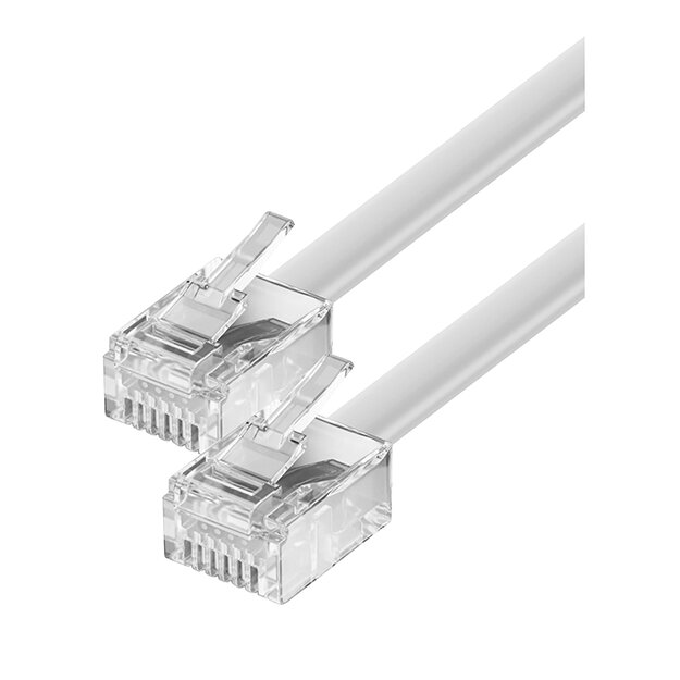 Esylux EC10431524 Verbindungskabel RJ11 Länge 10 m CABLE RJ11 10m WH