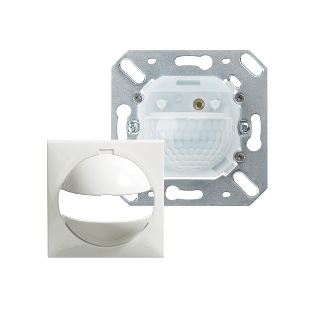 ESYLUX EB10430633 Wand-Bewegungsmelder 180° mit Tasteranschluss fernbedienbar MD 180i/16 BASIC Set EXX Weiß