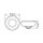 ESYLUX EB10430848 Decken-Bewegungsmelder 360° Aufputz Reichweite ca Ø 24 m Nulldurchgangsschaltung MD 360/24 BASIC Weiß