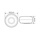 Esylux EB10431302 Decken-Präsenzmelder 360°...