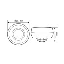 ESYLUX EB10431326 Decken-Bewegungsmelder 360° Aufputz...