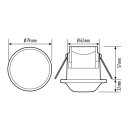 ESYLUX EB10431777 Deckeneinbau-Bewegungsmelder Reichweite...