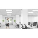 ESYLUX EB10431814 Deckeneinbau-Bewegungsmelder Reichweite ca Ø 8 m Nulldurchgangsschaltung fernbedienbar BASIC EXPRESS MD 360° 08 IR 1C FM IP23 WH GST18 Weiß