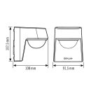 ESYLUX EM10025365 Bewegungsmelder 200° IP55 anthrazit...