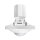 ESYLUX EP10055539 Deckeneinbau-Bewegungsmelder 360° Reichweite ca Ø 8 m fernbedienbar MD-C 360i/8 FM Weiß