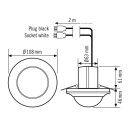 ESYLUX EP10424816 Decken-Bewegungsmelder 360°...
