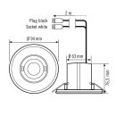 ESYLUX EP10424861 Decken-Bewegungsmelder 360°...