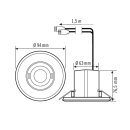 ESYLUX EP10427862 Decken-Bewegungsmelder 360°...
