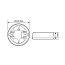 ESYLUX EB10423147 Aufputzdose IP 20 für PD 360 BASIC...