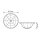 ESYLUX EB10423505 Ersatzteil Linsenmaske 24 m IP54 BASIC IP54 24 LENS MASK