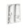 ESYLUX EM10025419 Ecksockel für Serie DEFENSOR DEFENSOR EDGE MOUNTING WH Weiß