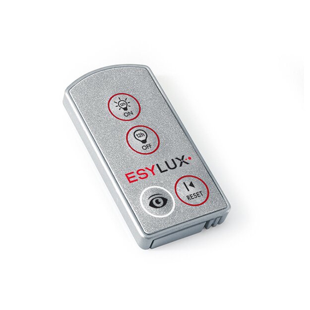 ESYLUX EM10025495 IR-Fernbedienung für Endanwender der Serie DEFENSOR DEFENSOR REMOTE CONTROL USER Silber