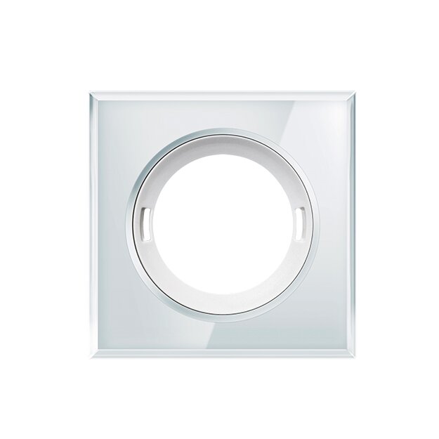 ESYLUX EP00007262 Abdeckung für Präsenz- und Bewegungsmelder der Serie FLAT FLAT COVER GLASS SQUARE WH Weiß