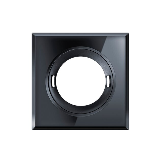 ESYLUX EP00007309 Abdeckung für Präsenz- und Bewegungsmelder der Serie FLAT FLAT COVER GLASS SQUARE BK Schwarz