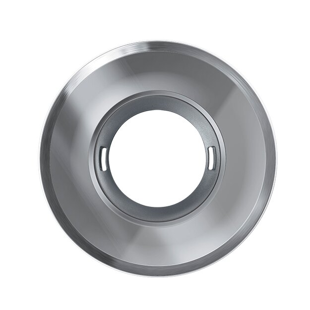 ESYLUX EP00007323 Abdeckung für Präsenz- und Bewegungsmelder der Serie FLAT FLAT COVER GLASS ROUND GY Grau