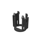 ESYLUX EP10422867 Halterung für COMPACT MINI LAMELLA Präsenzmelder in Interalu SAPP Klima-Lamellendecken COMPACT MINI HOLDER SAPP BK Schwarz